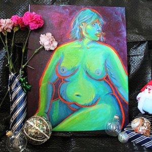 Freedom Original Oil Painting 20 by 16 On Stretched Canvas