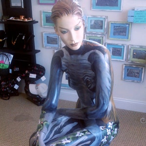 Fine Art Mannequin, Hand Painted One of a Kind