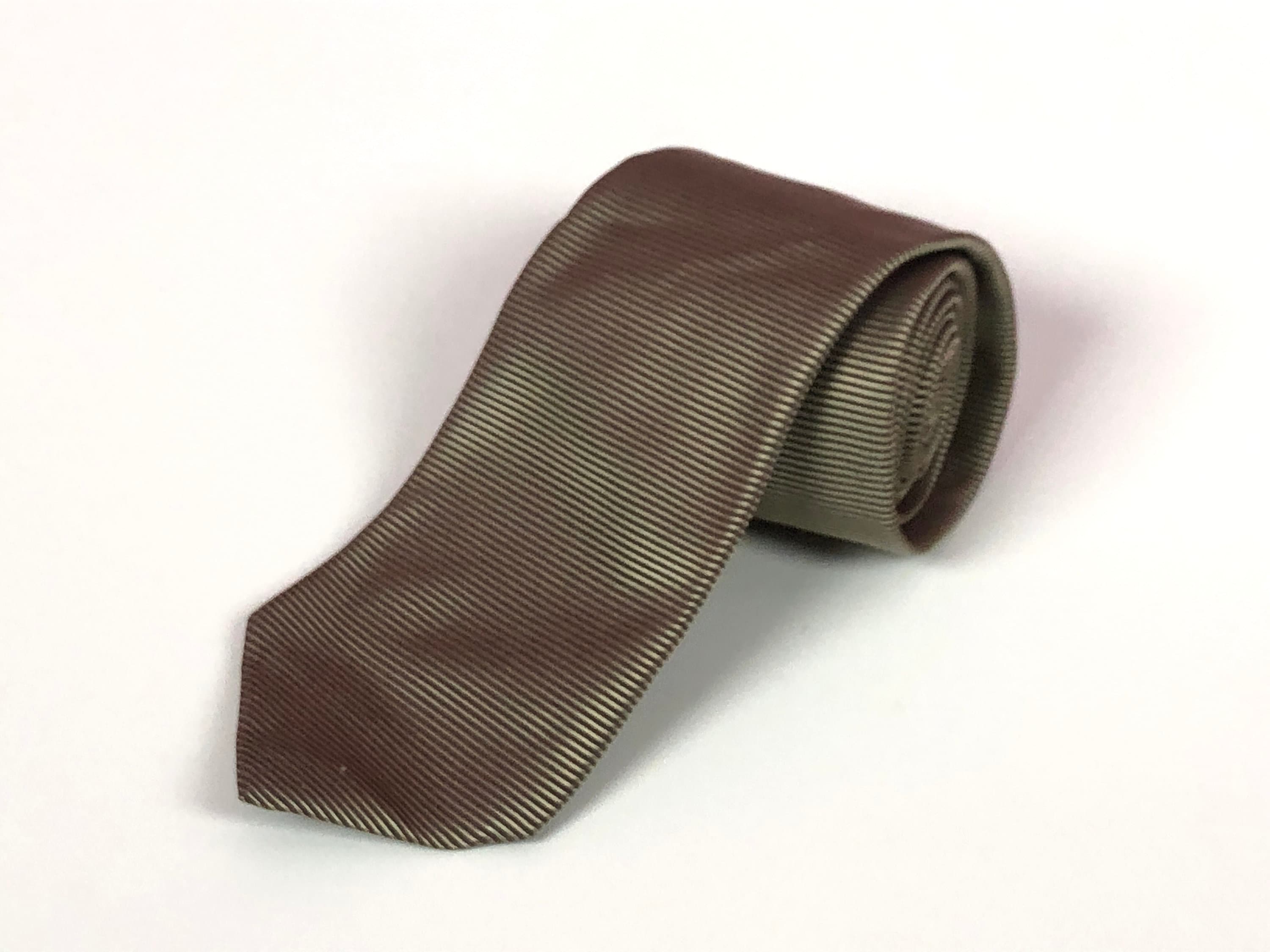 Hugo Boss Cravate Vintage Beige Striped Necktie Retro Silk Tie - Etsy