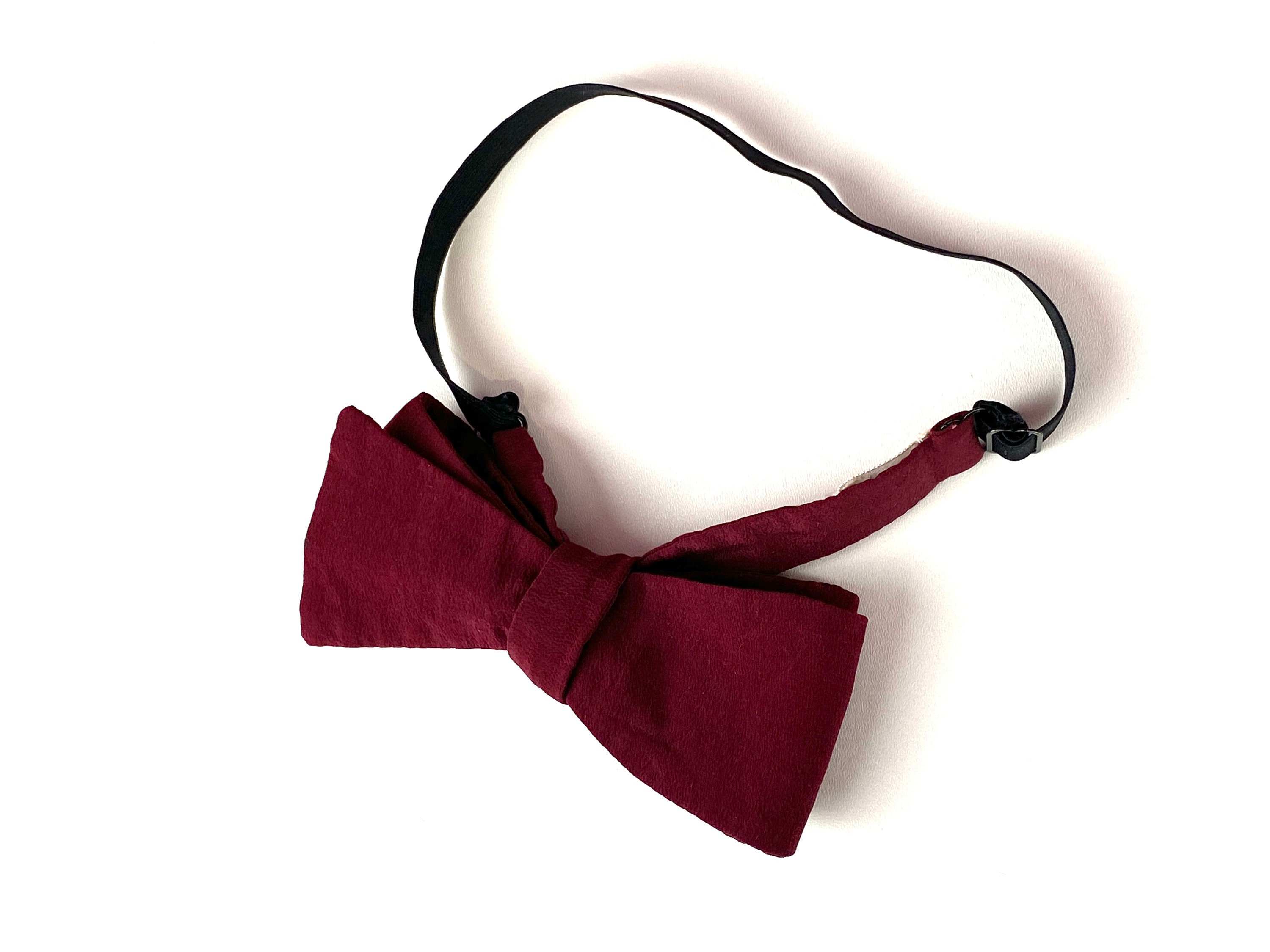 Christian Dior Bow Cummerbund & Bow Tie Vintage Set France Tuxedo Tie  *Pc22