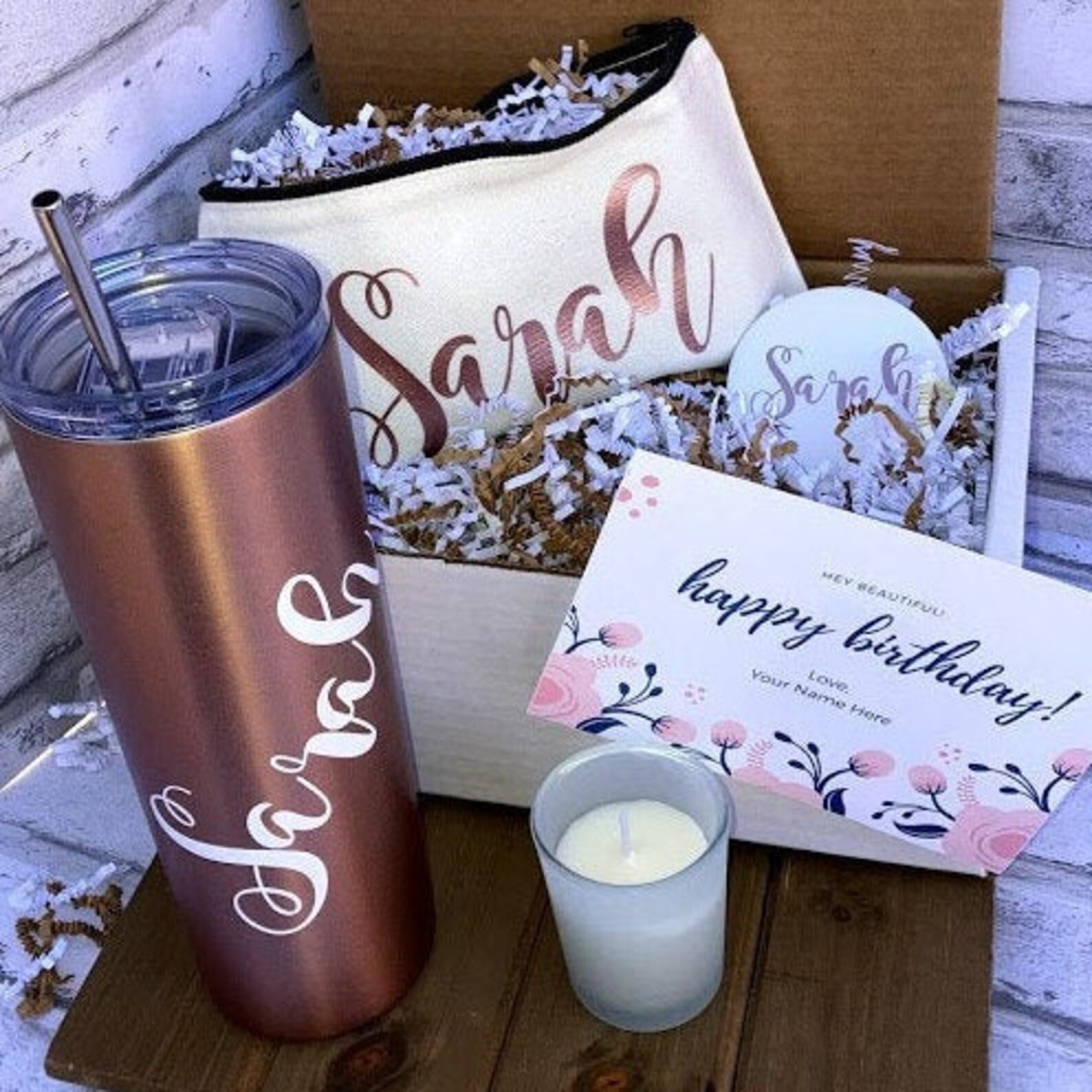 Birthday Gift Set for Women Womens Gift Set Rose Gold Etsy