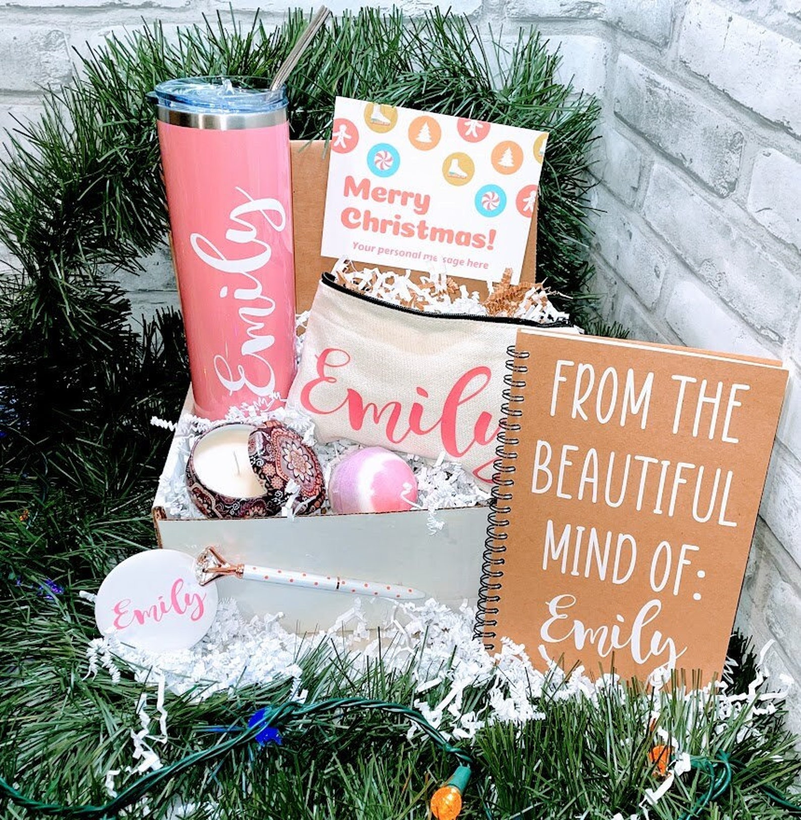Personalized Christmas Gift Set for Women Christmas Gift for - Etsy