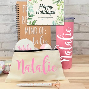 Christmas Gift for Woman, Christmas Gift Box for Her, Personalized Christmas Gift Set, Holiday Gift for Coworker, Christmas Gift for Her