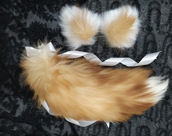 Valentines day gift,Fox ears and tail plug,Butt plug tail,Tail buttplug,Tail plug,Fox tail plug,Tail butt plug and ears,Tail plug set,DDLG