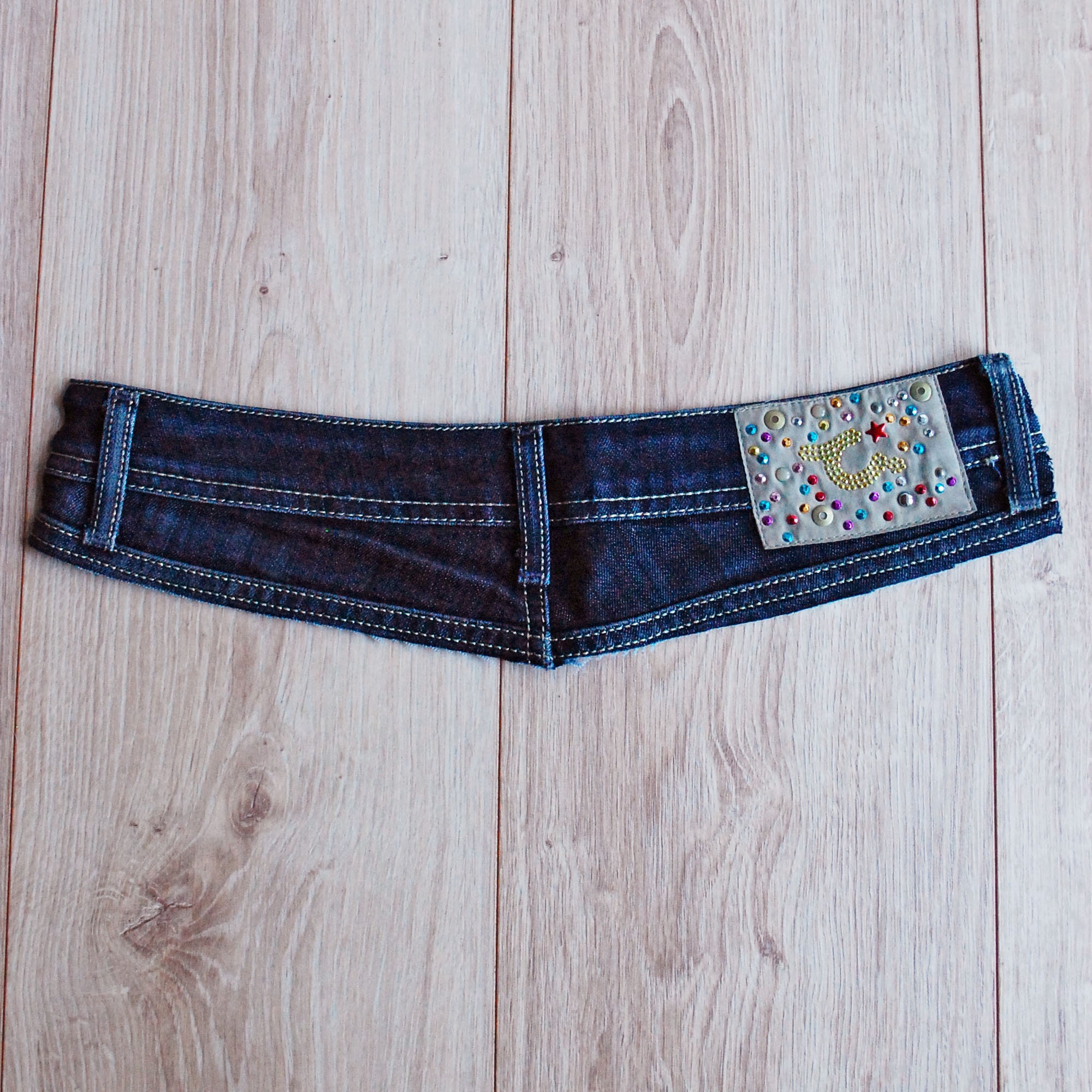 Recycled Jeans Belts 4 Pcs Upcycled Denim Pieces DIY Project