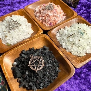 Ritual Salt for Witchcraft. Authentic-no dyes. Salt for rituals and spells. Witchcraft Supplies, Altar supplies, Witch, Wicca
