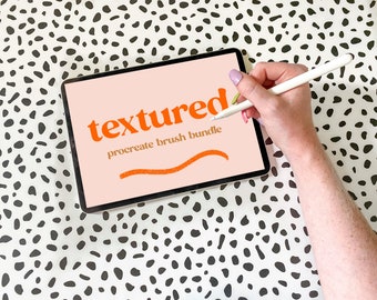 Textured Procreate Brush Bundle | Handwritten Brush | Procreate Brush Pack | Brush for Procreate | Lettering Brush | Digital Brush