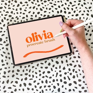 Olivia Procreate Brush | Procreate Brush | Brush for Procreate | Handwritten Brush | Calligraphy Brush | Lettering Brush | Digital Brush