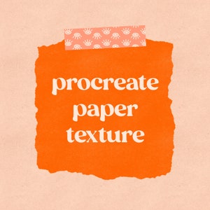 Procreate Paper Texture | Procreate Texture | Paper Overlay | Procreate Brush | Brush for Procreate | Digital Brush