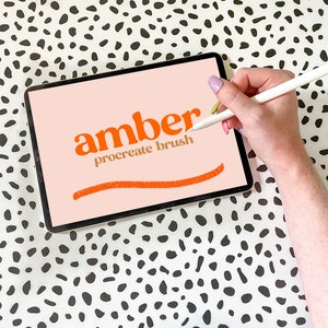 Amber Procreate Brush | Procreate Brush | Brush for Procreate | Handwritten Brush | Calligraphy Brush | Lettering Brush | Digital Brush