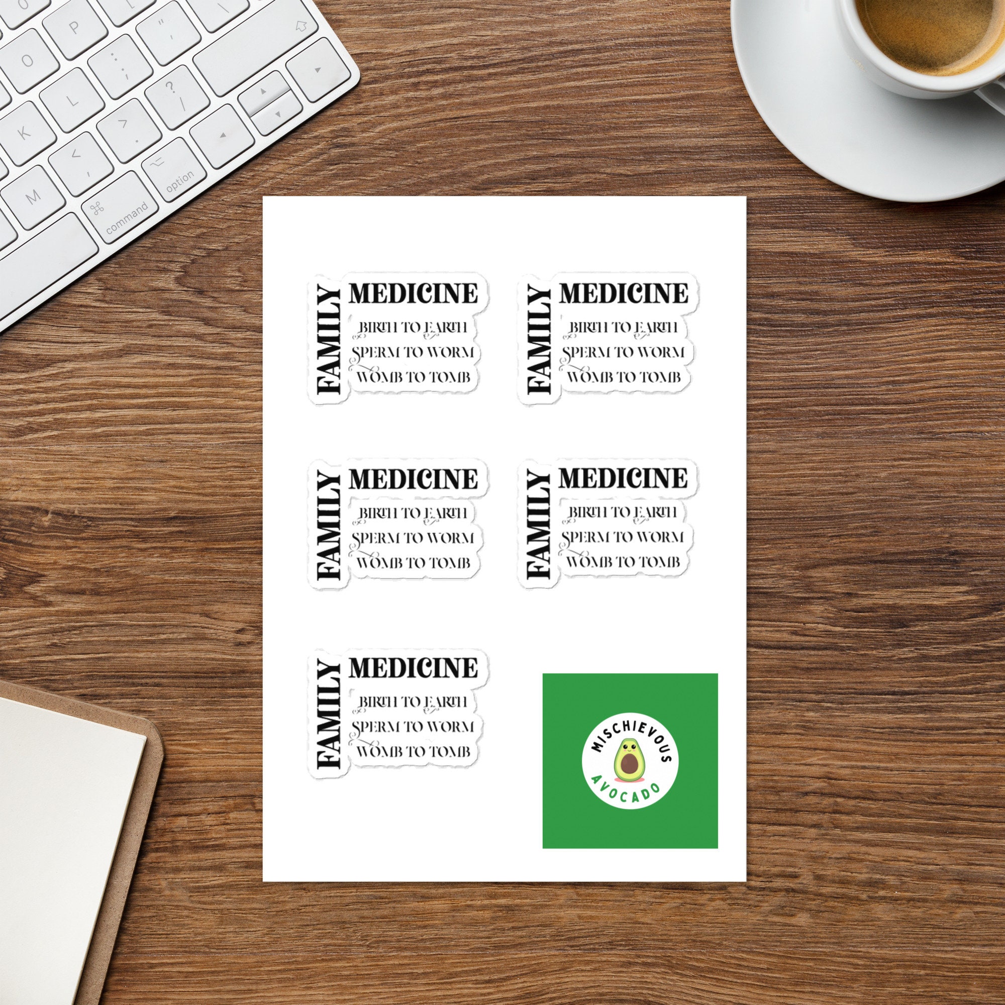 Family Medicine Funny Physician Doctor Sticker sheet