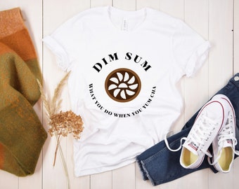 Dim Sum Funny Asian dumpling food gift | Short-Sleeve Unisex T-Shirt