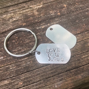Custom Stamped Metal Keychain