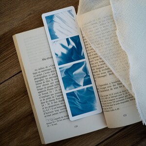 Cyanotype bookmarks blue bookmarks bookmarks silk photo image 2