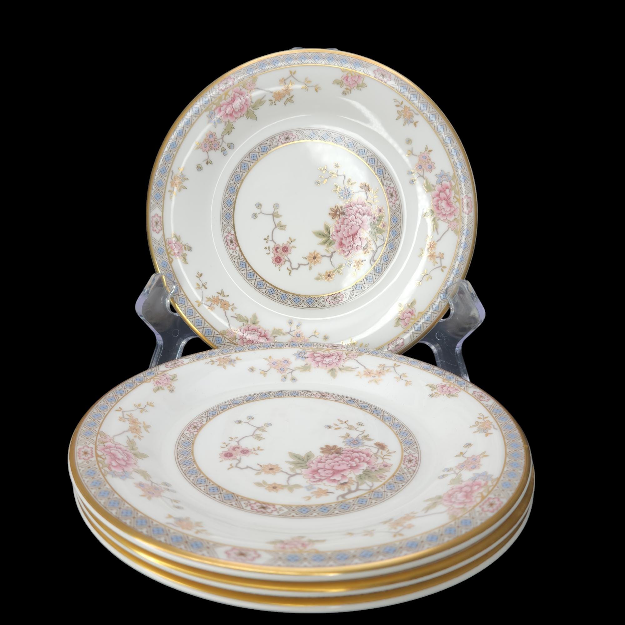 【箱入り新品】ロイヤルドルトン カントン トリンケットディッシュ 4枚セット Royal Doulton - 【希少品】ロイヤルドルトン☆カントン☆トリオ