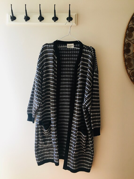 Vintage 80s Oversized Knit Cardigan | Australian M