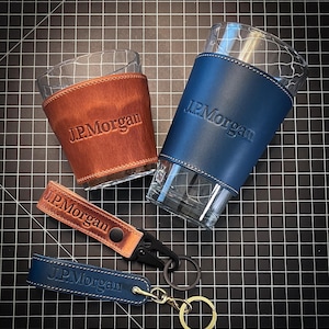 Handmade in the USA: Horween Leather Custom Wristlet Keychain. Choose leather color, thread and text. Hardware in brass, nickel, black image 13