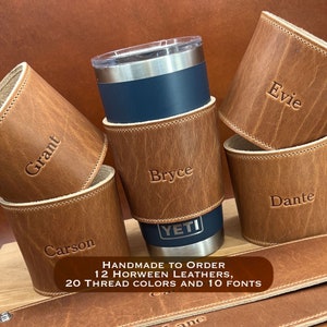 Yeti Cup Leather Handles - Tannare Leather