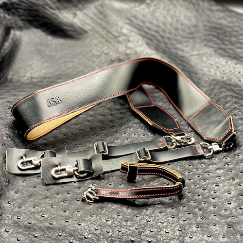 Personalized Leather Camera Strap | Hand made, custom sized in premium Horween leather | Personalized Luxury Nikon DSLR Camera shops Strap