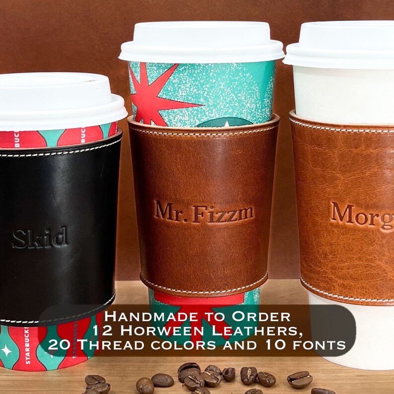 Dibbern Coffee-To-Go Cups with Leather Sleeve