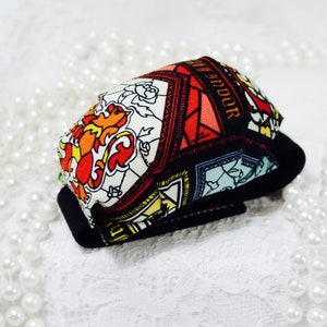 Limited Edition: Wizard Houses Self-Sharpening Wrist Pincushion Lightweight and Removable Quilter, Seamstress, Tailor, Crafter, and more!