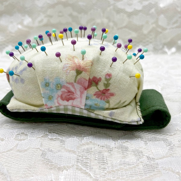 Self-Sharpening Wrist Pincushion: Perfect Lightweight with Removable Band for Sewing, Quilting, Alterations, Crafts, Gifts