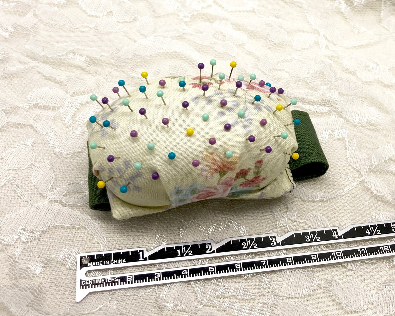 Selfsharpening Wrist Pincushion Perfect Lightweight With Removable