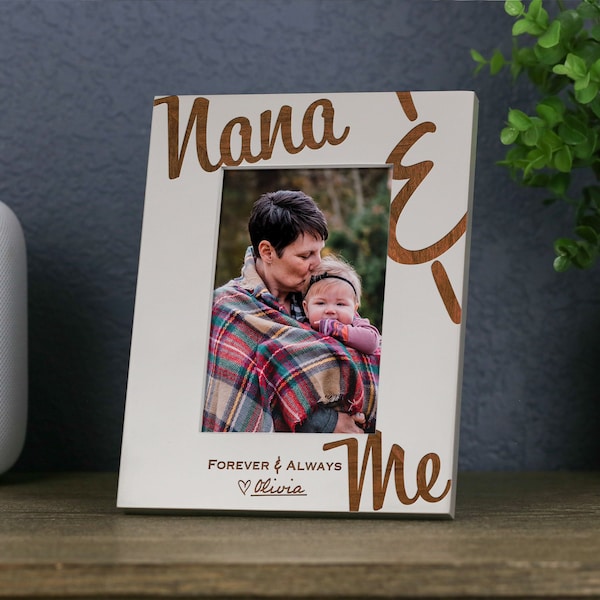 Nana & Me Picture Frame, Gift for Grandma, First Grandma Gift, New Nana Gift, Personalized Mother's Day Gift