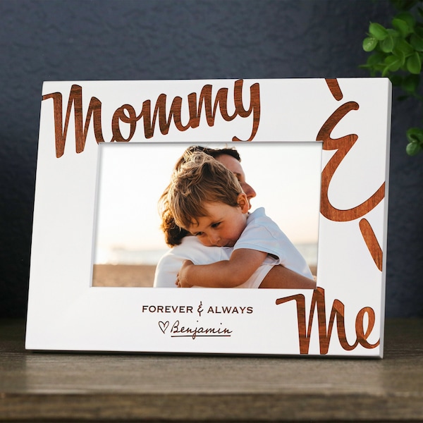 New Mom Personalized Picture Frame, First Mothers Day, New Mommy Gift, Gift for Wife