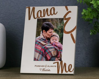 Nana & Me Picture Frame, Gift for Grandma, First Grandma Gift, New Nana Gift, Personalized Mother's Day Gift