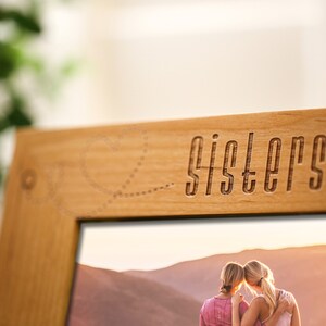 Friends Long Distance Picture Frame, Siblings or Sister Picture Frame ...