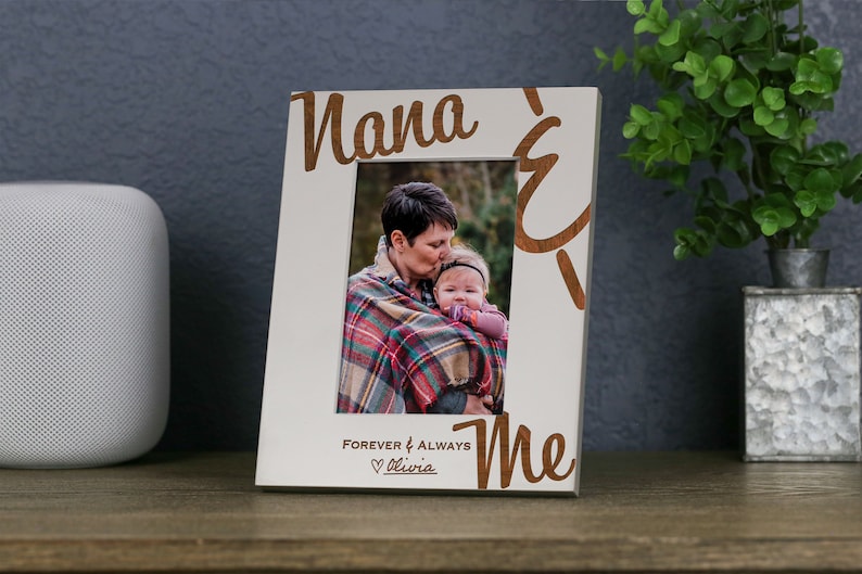 Nana & Me Picture Frame, Gift for Grandma, First Grandma Gift, New Nana Gift, Personalized Mother's Day Gift image 1