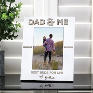 New Dad Personalized Picture Frame, First Fathers Day, New Daddy Gift, Gift for Husband