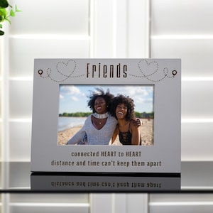 Friends Long Distance Picture Frame, Siblings or Sister Picture Frame ...