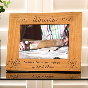 Cadre photo grand-mère ou Abuela personnalisé, cadre photo personnalisé personnalisé, décoration intérieure, cadeau