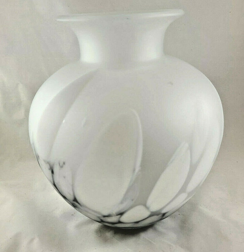 Lg 11 Hand Blown Tarnowiec Polish Art Glass Vase Poland Etsy