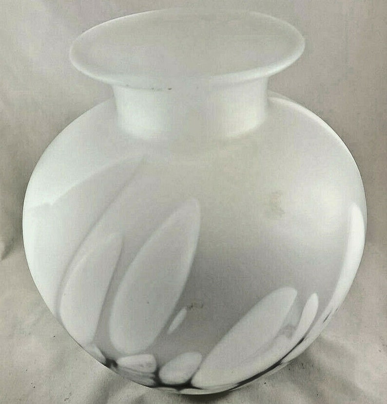Lg 11 Hand Blown Tarnowiec Polish Art Glass Vase Poland Etsy