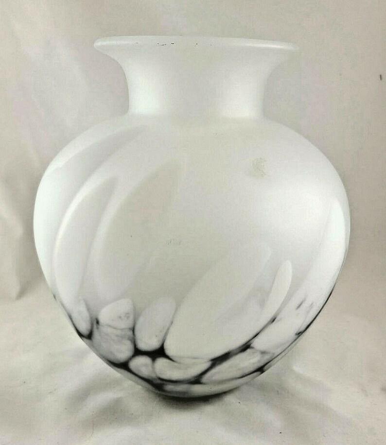 Lg 11 Hand Blown Tarnowiec Polish Art Glass Vase Poland Etsy