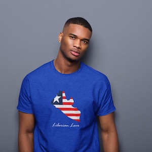 Men - Country with Flag Tee - Blue