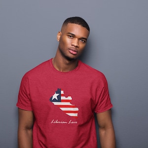 Men - Country with Flag Tee - Red