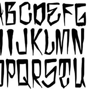 Halloween-Schriftart TTF SVG PNG