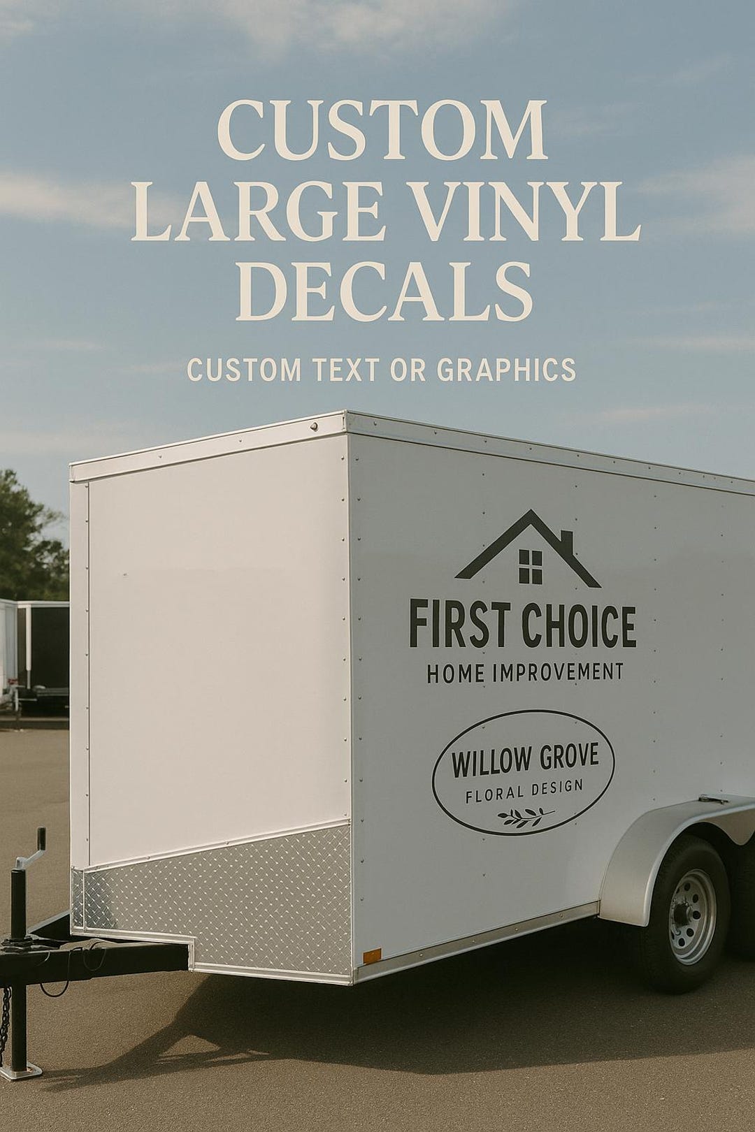 Multiple Decals Custom Large Vinyl Decals – Available in Multiple Colors - Etsy