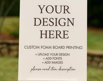 Bedrukking op maat – Gepersonaliseerde Foamcore-afdrukservice