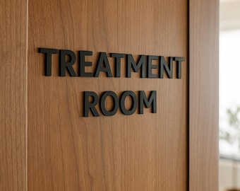 Cartelli per porte di saloni di bellezza in acrilico 3D personalizzati: decorazioni personalizzate per sale, reception, centri estetici e trattamenti