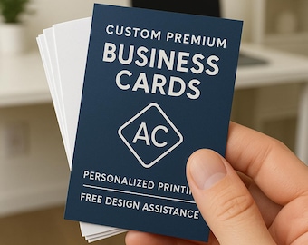 Custom Printed Business Cards – Personalized Cards with Free Design Help
