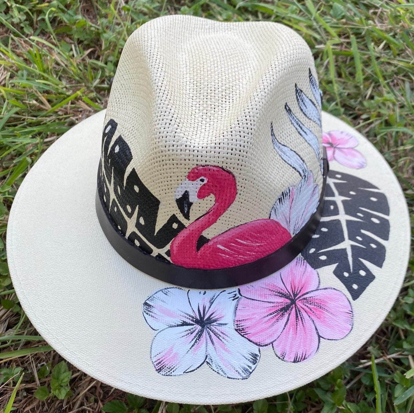 Hand Painted Panama Hat | Etsy 