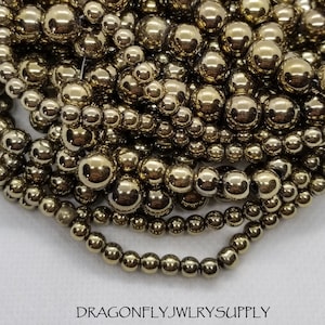 250 2mm Gold Plated Round Gold Beads Gold Ball Beads Tiny Small Gold  Spacers (FS88)