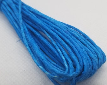 Natural Hemp cord, 5 colours, 2mm, 48lb test, 6 yards per skein (5.4 meters), 1 skein, cord is very new and softens when worked