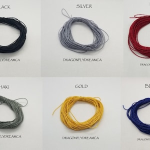 Braided Jewelry Cord Chinese Knot Beading Thread Tassels Nylon Cord  Kumihimo String DIY Bracelet Necklace Jewelry Making fja083-cmixs 