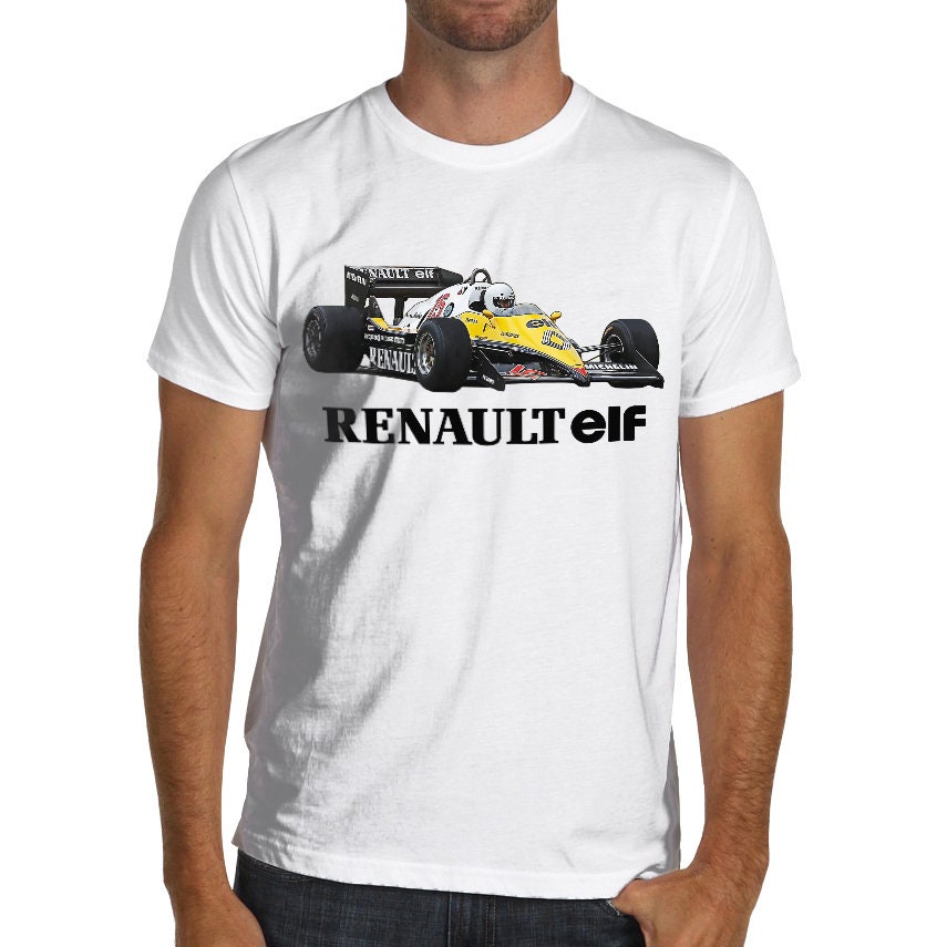 Renault F1 Re40 Turbo 19 Alain Prost Racing Soft Cotton Etsy